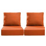 24 in. x 24 in. x 6 in. Cushion Set, Orange