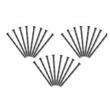 8 in. Black Landscape Spike (24-Pack)