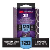Pro Grade 2.5x4.5x1 in Medium Sanding Sponge