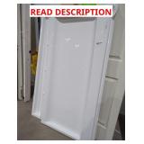 Shower Panels 32" x 61" White (Damaged Corner)