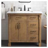 Bellington 36in Sink Vanity w/ White Top
