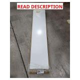White floating shelf