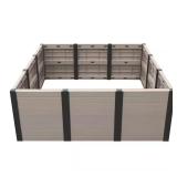 Unbranded 48 in. x 48 in. Raised Garden Box
