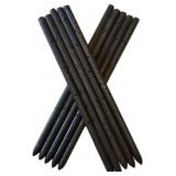 (Box Lot) MCA 18" Round Steel Form Stakes 10 Pack