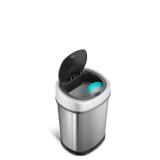 Brushed Stainless Motion Sensing Trash Can