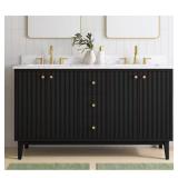 Sylvie 60 in. Double Sink Bath Vanity - IS NOT BL
