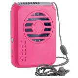 O2COOL 3.5" Deluxe Necklace Fan Pink Raspberry