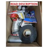 Box Lot Of Assorted Home Improvement Items