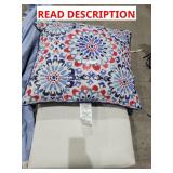 Outdoor cushion and pillow