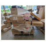 Skid Lot 2: Cabinets, Umbrellas, Shelving, Table