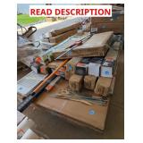 Skid Lot of Outdoor Table, Canopies, Shop Lights