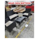 4 Piece Outdoor Conversation Set