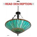Stained Glass Pendant Lamp 5 Lights