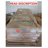 Skid Lot: 99" x 94" Bi-Fold Doors, Gray Metal