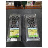 4 in x 12 in Floor Register