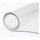 40 x 72 in. PVC Plastic Table Cover, 1.5 mm Thick