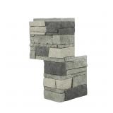 GenStone Stacked Stone Corner 2.82-sq ft Slate