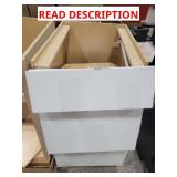 18" 24" 3 Drawer Base Cabinet, Damaged