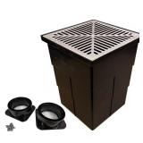 Storm Water Pit & Basin w/ Aluminum Grate