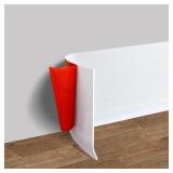 Vinyl Wall Base 4" Self-Adhesive White