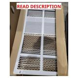 White Exhaust Grate