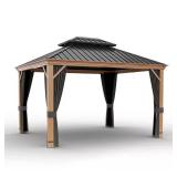 10x12 Double Roof Gazebo with Netting