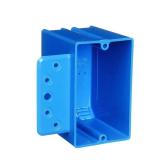 1-Gang 18 cu.in. PVC New Work Box (B118B-UPC)