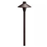 Low Voltage 6.75" Textured Bronze Path Light