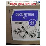Rectorseal duct/fitting kit white