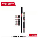Milwaukee Shockwave Impact Bit & Holder 10pc