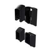 Matt Black Deck Stair Bracket Kit 36" System