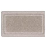 Woven Beige 20x36 Anti-Fatigue Indoor Mat