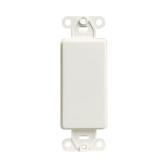 Leviton Decora White 1-Gang Blank Wall Plate