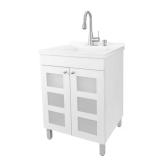Thermoplastic Freestanding Laundry Sink Set