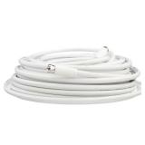 50 ft. RG6 Coaxial Cable in White