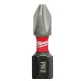Milwaukee Shockwave Phillips #2 1" Bit (5)
