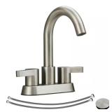 4 in. Centerset Faucet, Brushed Nickel