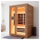 2-Person Infrared Sauna, Hemlock, 1850W