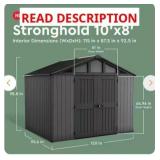 Stronghold 10x8 Shed &(2) 3.5ft Extensions