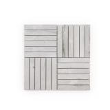 Hudson Lais Grey Marble Mosaic Tile 11.875"