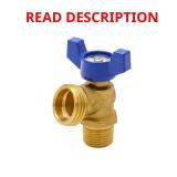 Box Lot of Brass Boiler Drain Valve, 1/2"x3/4" MP