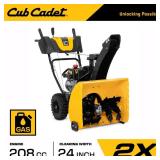 2 in. x 24 in. 208 cc Snow Blower