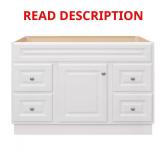 Glacier Bay Hampton Vanity Cabinet White