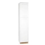 Hampton 18x24x84 Pantry Cabinet, Satin White