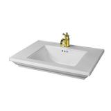 KOHLER Memoirs White Drop-in Rectangular Sink