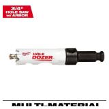 3/4 in. HOLE DOZER Bi-Metal Hole Saw with Arbor