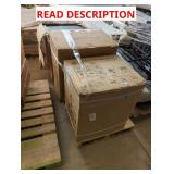 Unknown outdoor furniture & window AC unit (skid)