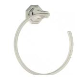 Deco Wall Mounted Towel Ring, Polished Nickel