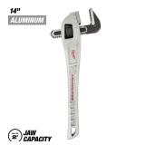 14 in. Aluminum Offset Pipe Wrench