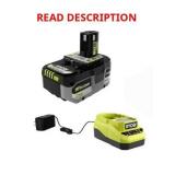 Ryobi 18V 4Ah Battery With Charger